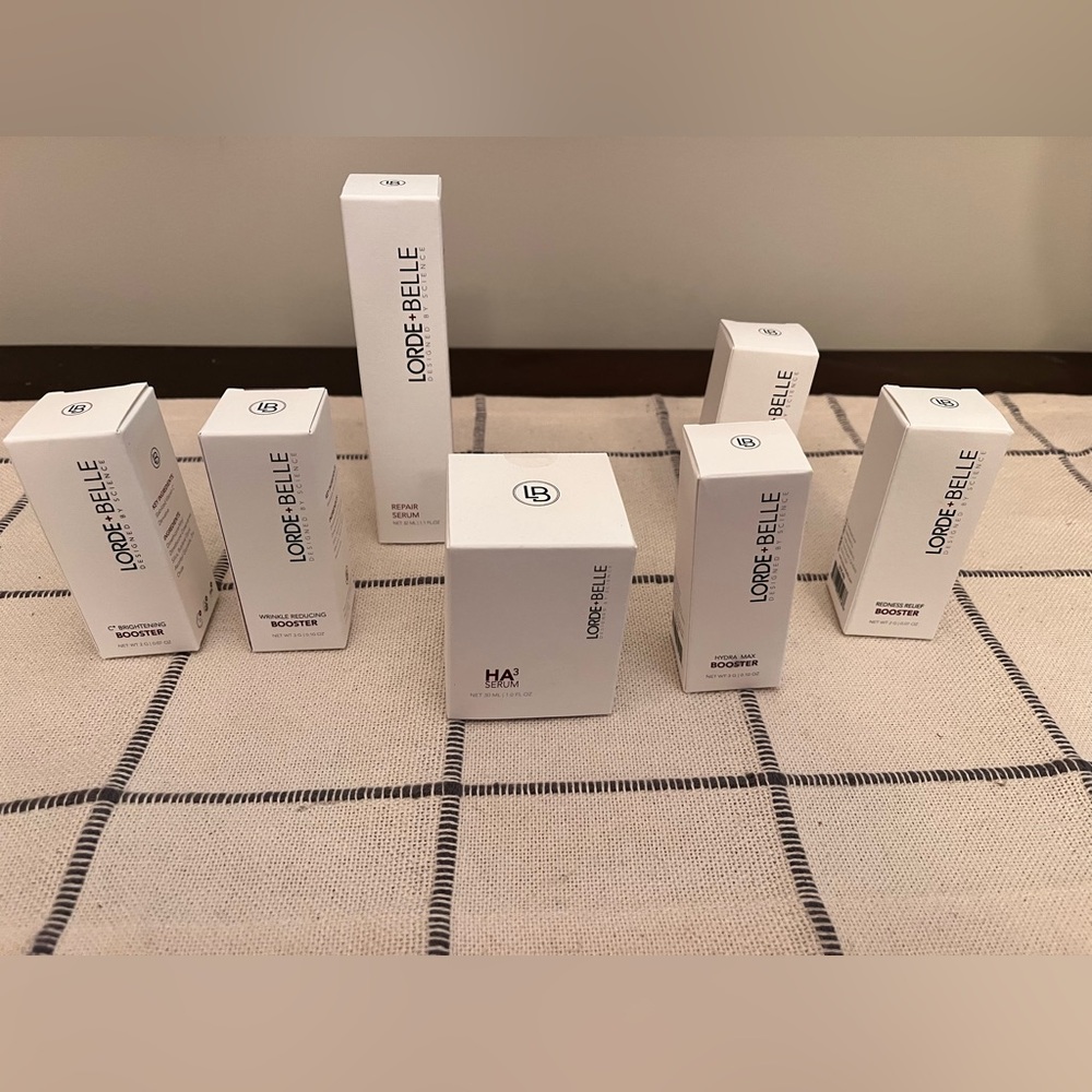 Lorde + Belle Products Bundle HA3 Serum, Repair Serum 5 Boosters Great Deal